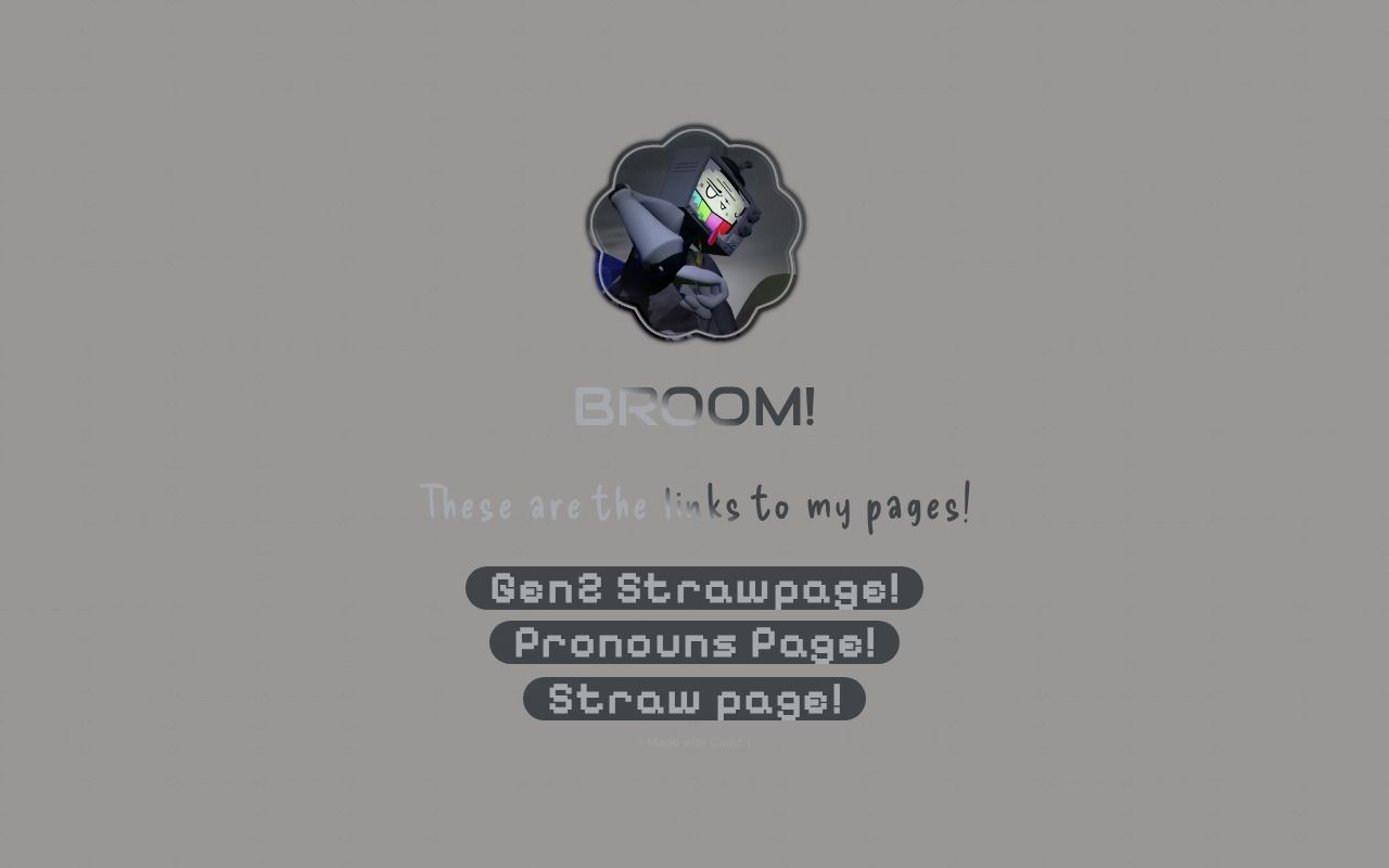 Carrd profile picture for @brooms